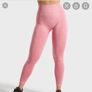 Gymshark Pink Marl Vital Seamless Leggings